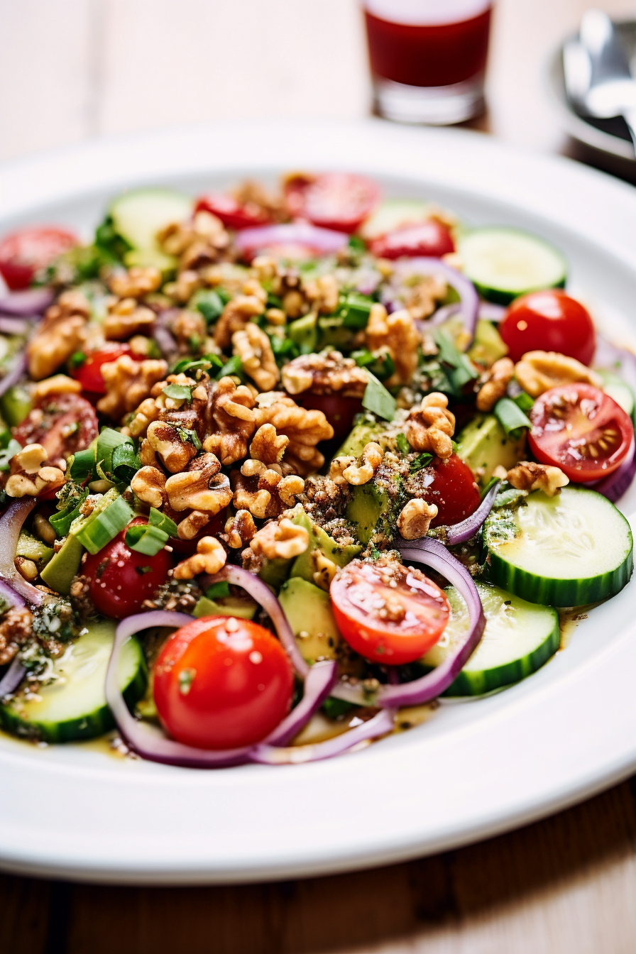 Gaziantep-Style Spicy Tomato and Walnut Salad (Gavurdağı Salatası)