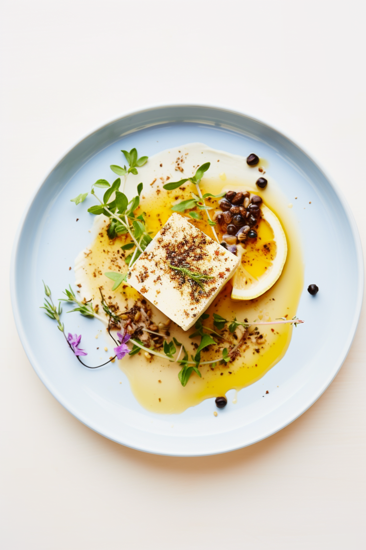 Greek Baked Feta with Honey and Thyme_001