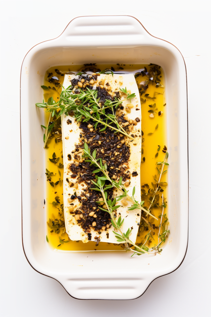 Preparation of Greek Baked Feta