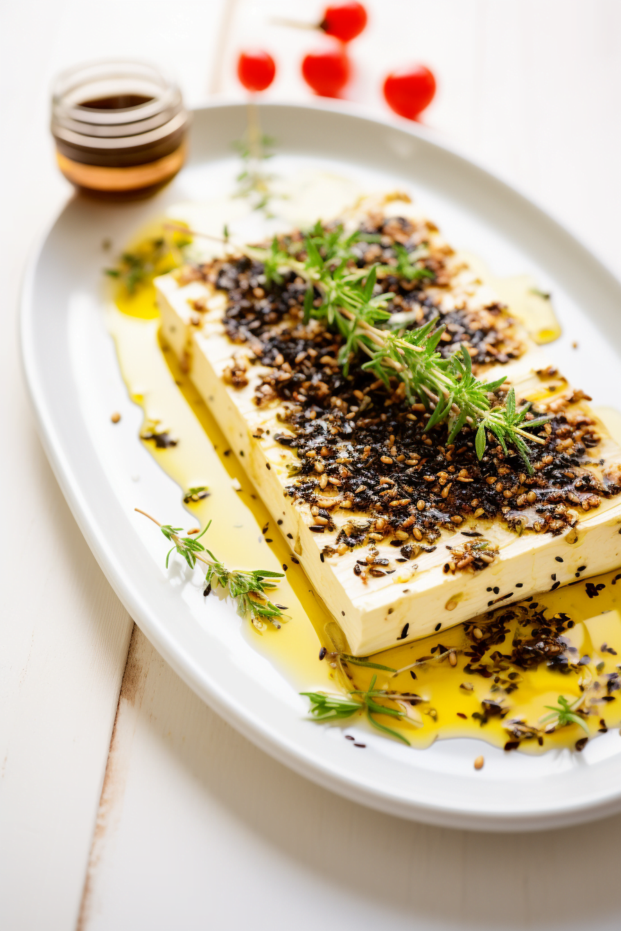 Greek Baked Feta with Honey and Thyme