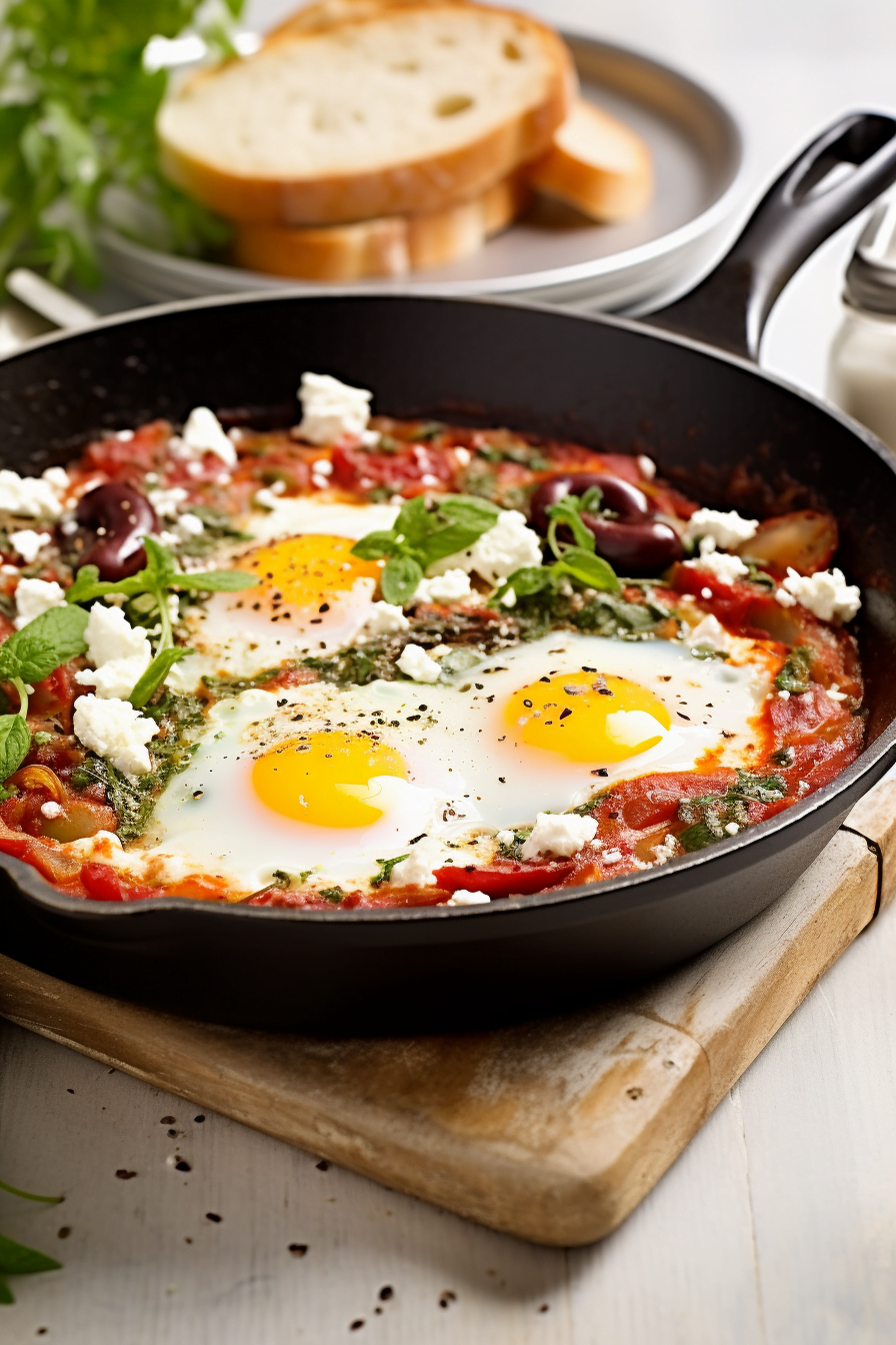 Ingredients for Greek-Style Shakshuka