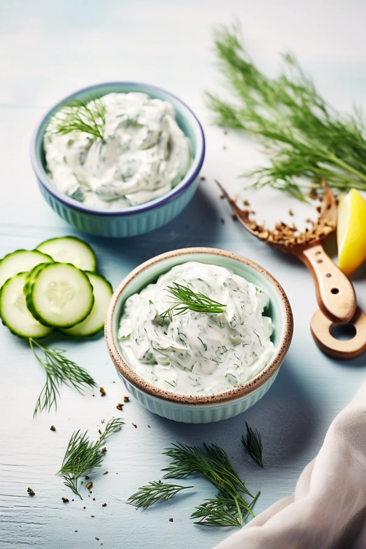 Greek Tzatziki with Cucumber and Dill_001