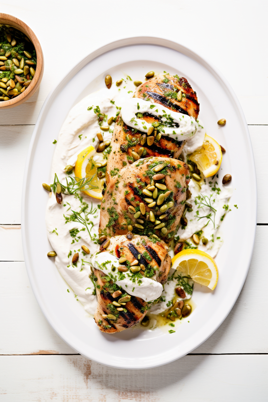 Preparing Grilled Greek Chicken