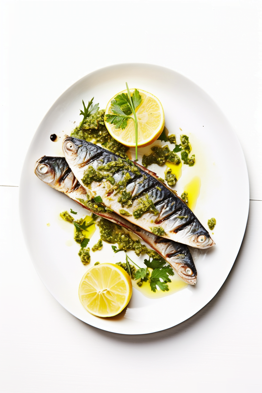 Grilled Mackerel with Salsa Verde Cooking Mediterranean