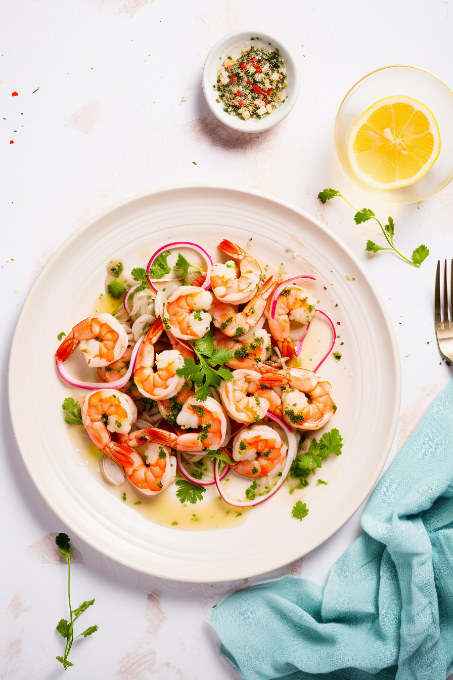 Preparing Ibizan Shrimp with Garlic and Chili