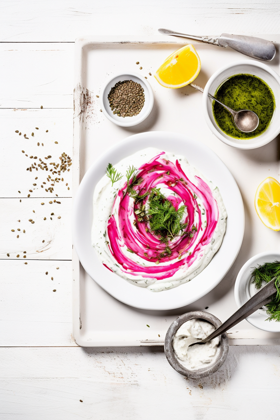 Istanbul-Style Pickled Beet and Yogurt Dip