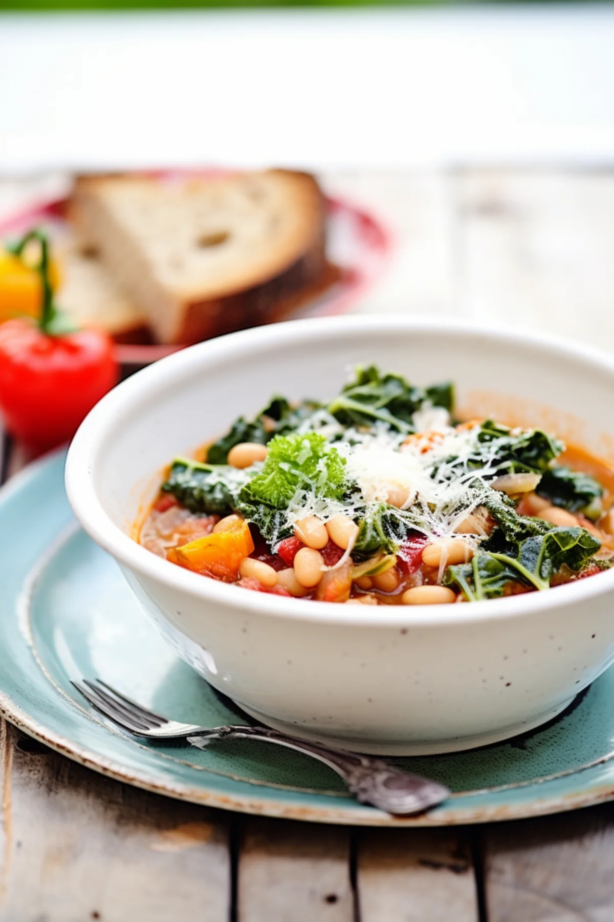 Italian Ribollita with Kale and Crispy Pancetta_001