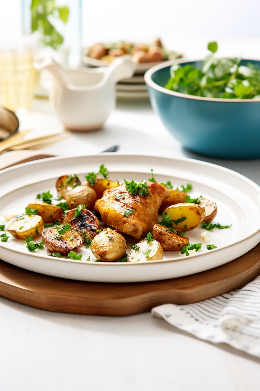Ingredients for Lebanese Garlic Chicken with Potatoes