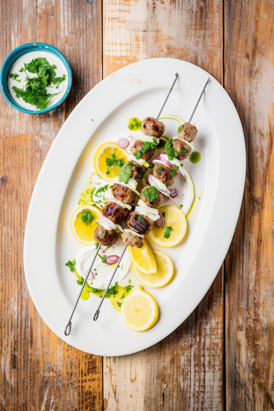 Ingredients for Lebanese Grilled Kafta