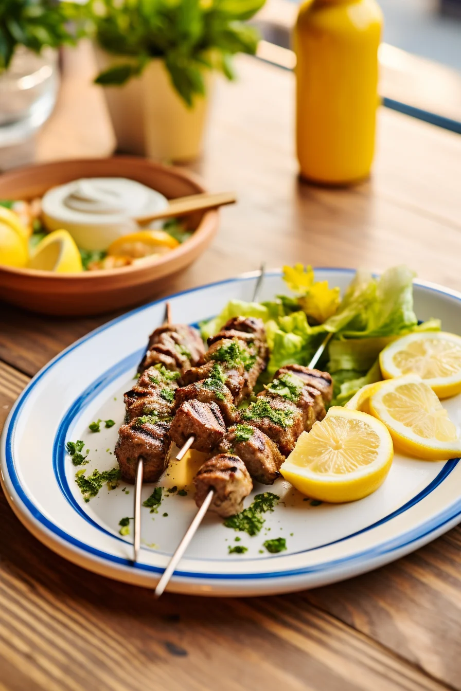 Lebanese Grilled Kafta with Parsley and Onions