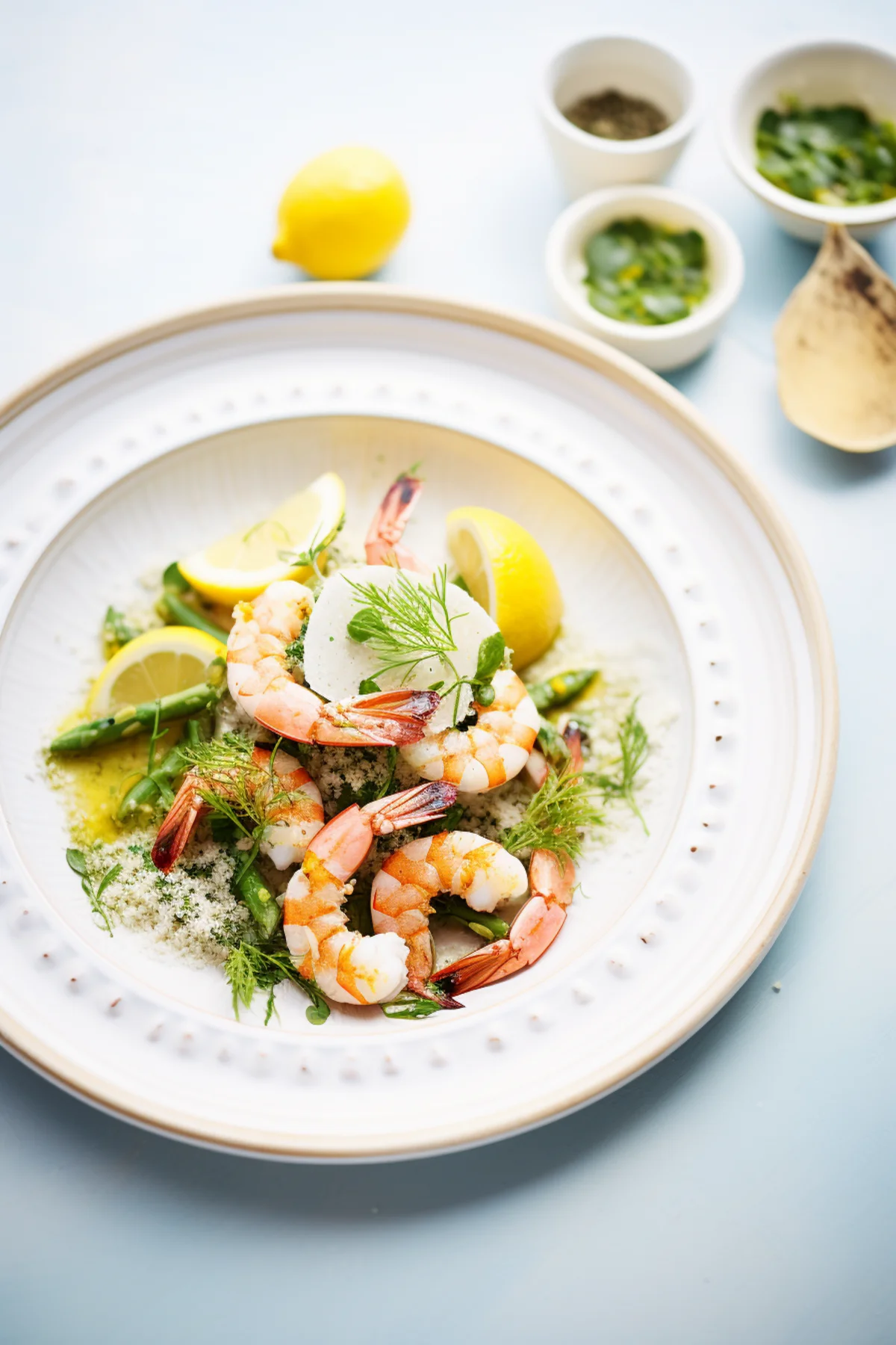 Lemon Garlic Shrimp with Asparagus and Quinoa_001