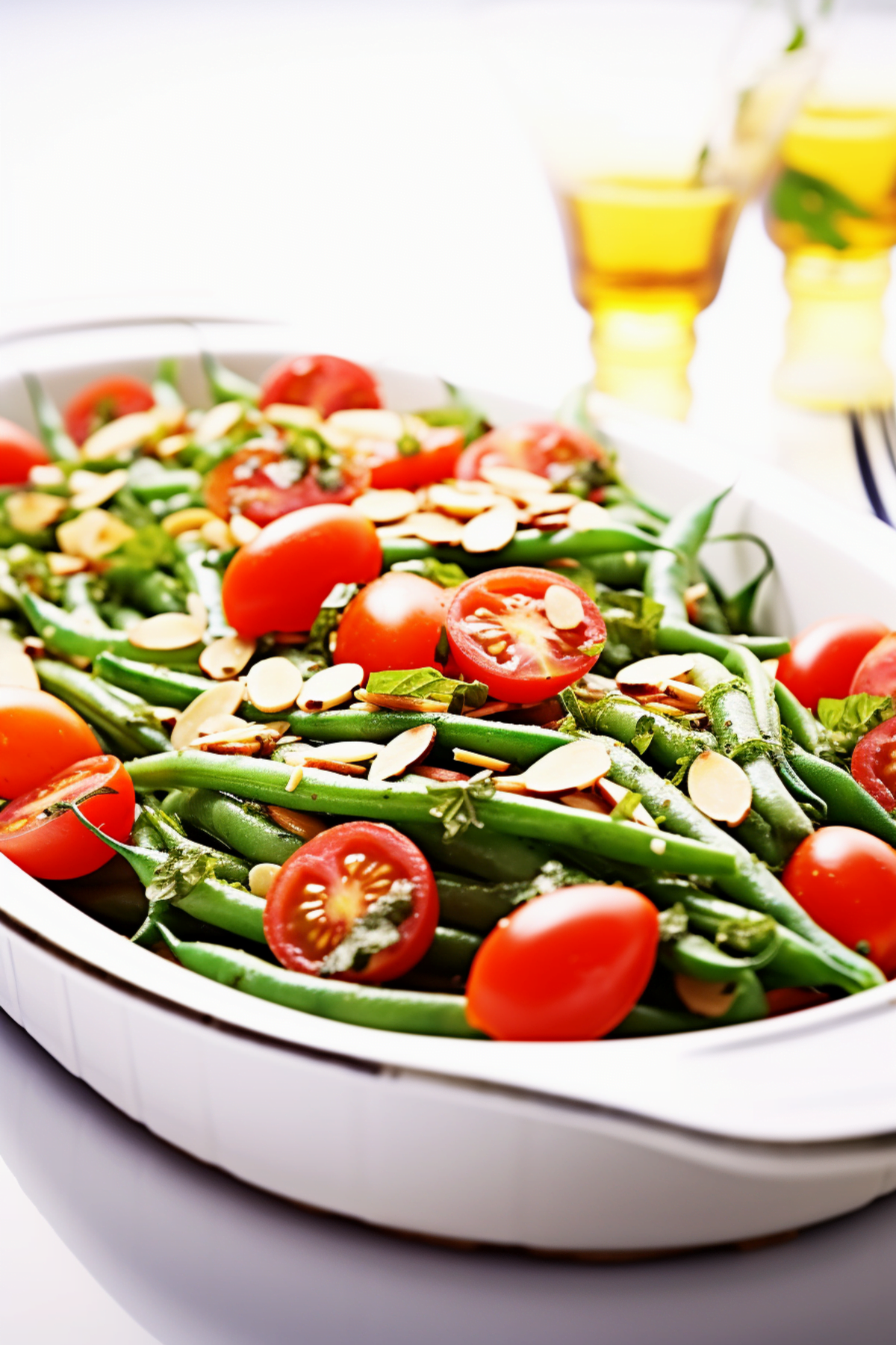 Mallorcan Green Bean and Tomato Salad with Almonds_001