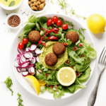 Mediterranean Buddha Bowl with Falafel and Tahini Dressing_001