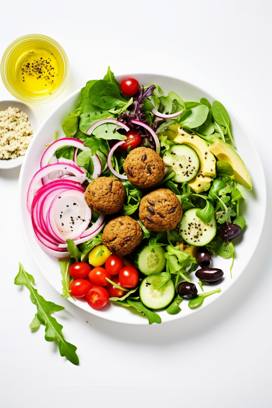 Preparing Mediterranean Buddha Bowl
