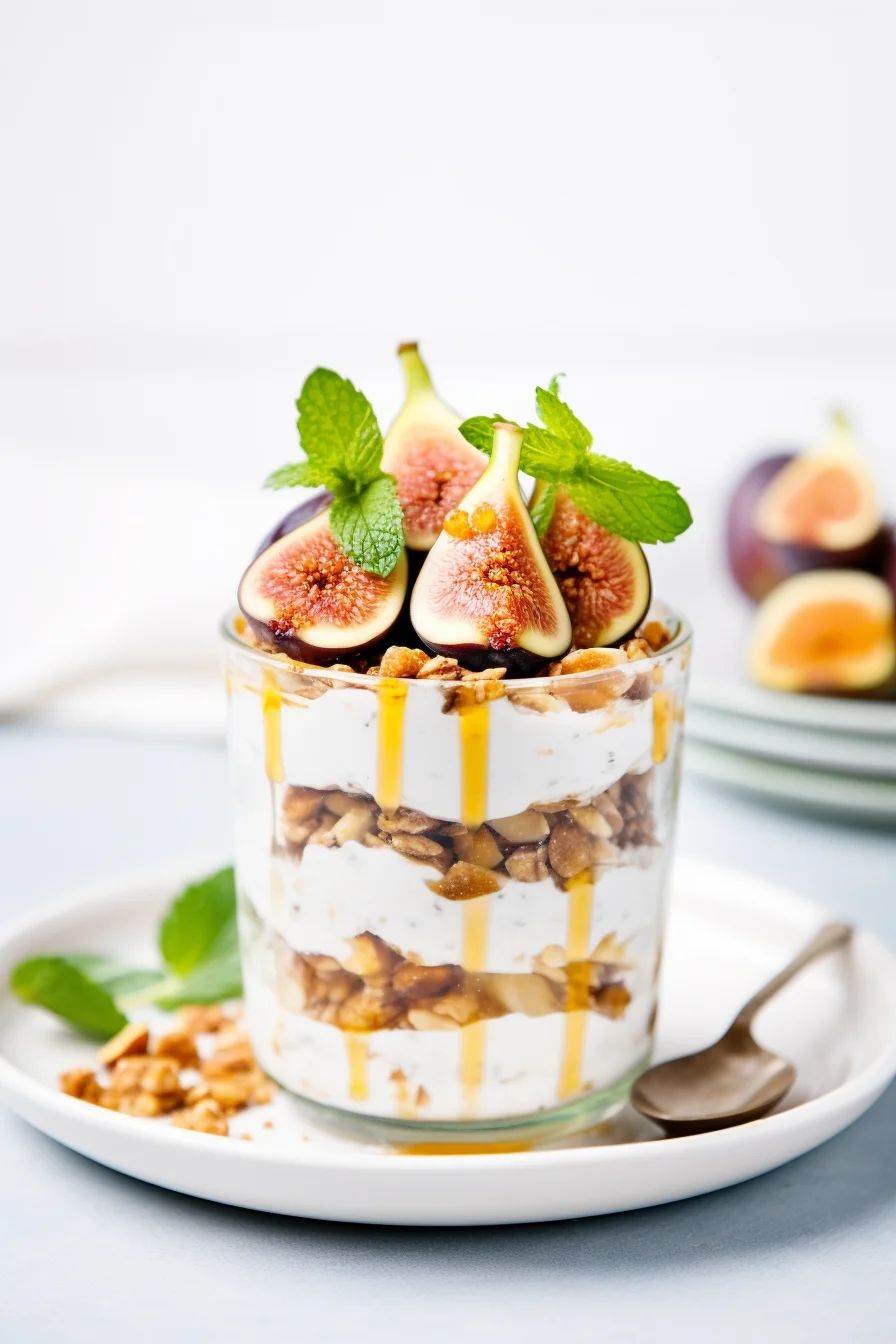 Ingredients for Fig and Walnut Yogurt Parfait