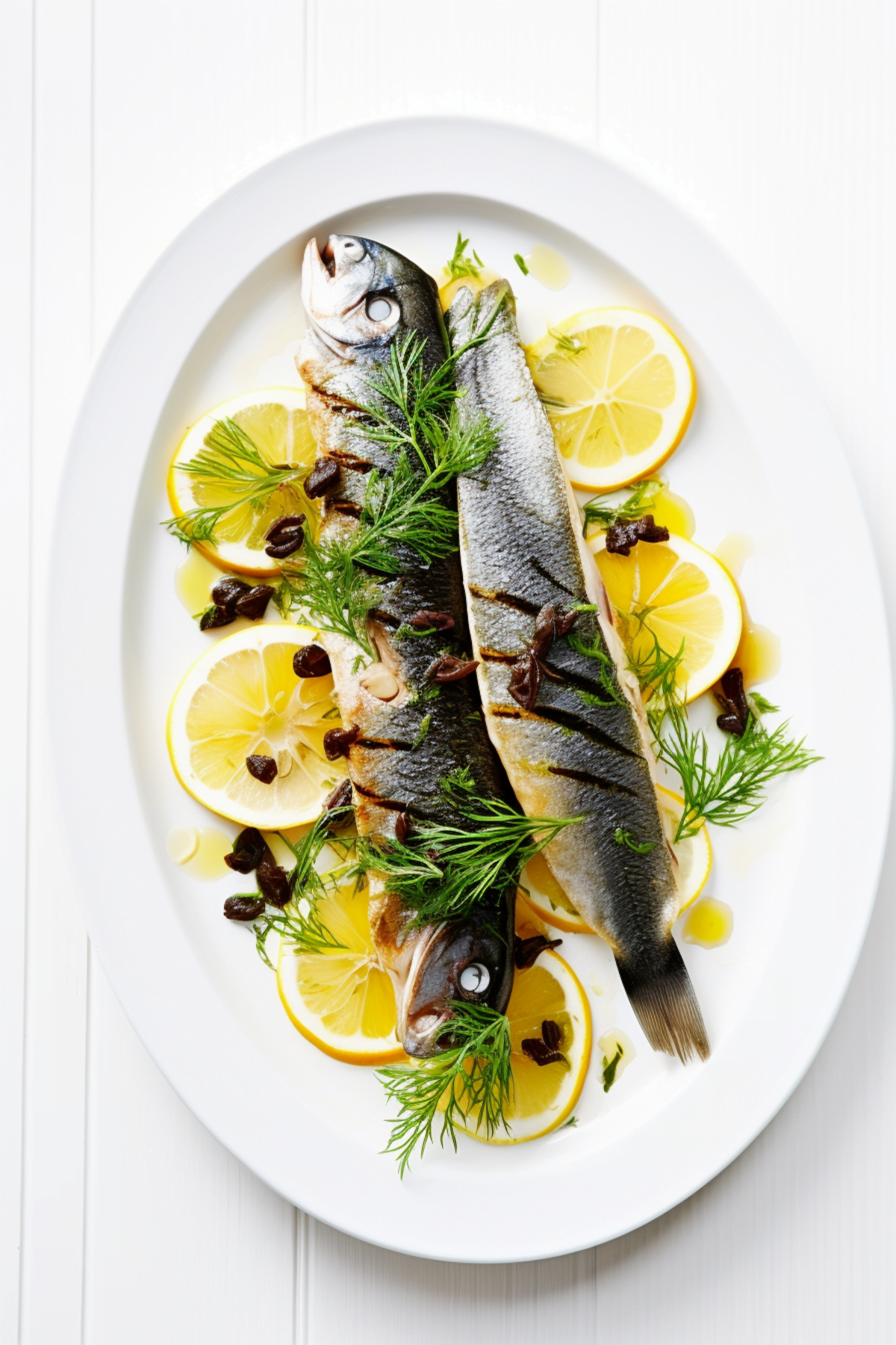 Mediterranean Sea Bass with Lemon and Dill (Levrek Izgara)_001