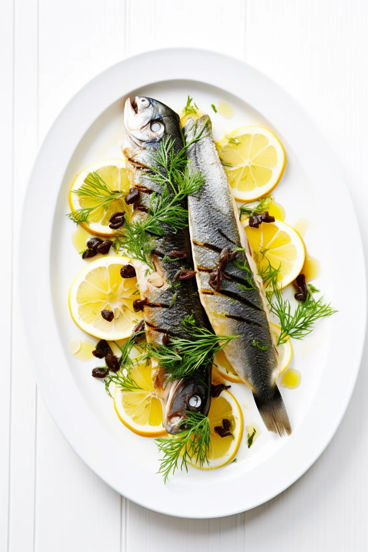 Mediterranean Sea Bass with Lemon and Dill (Levrek Izgara)_001