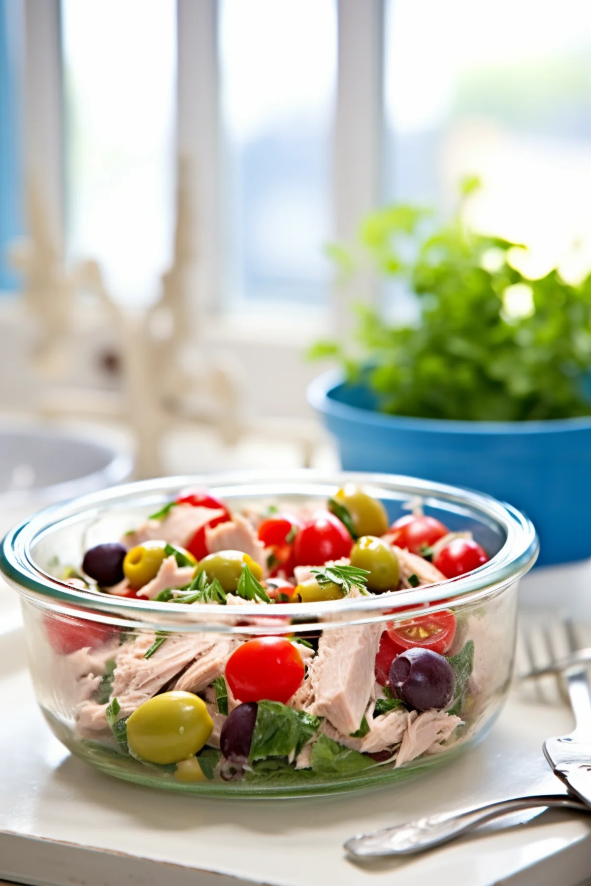 Mediterranean Tuna Salad with Capers and Sicilian Olives_001