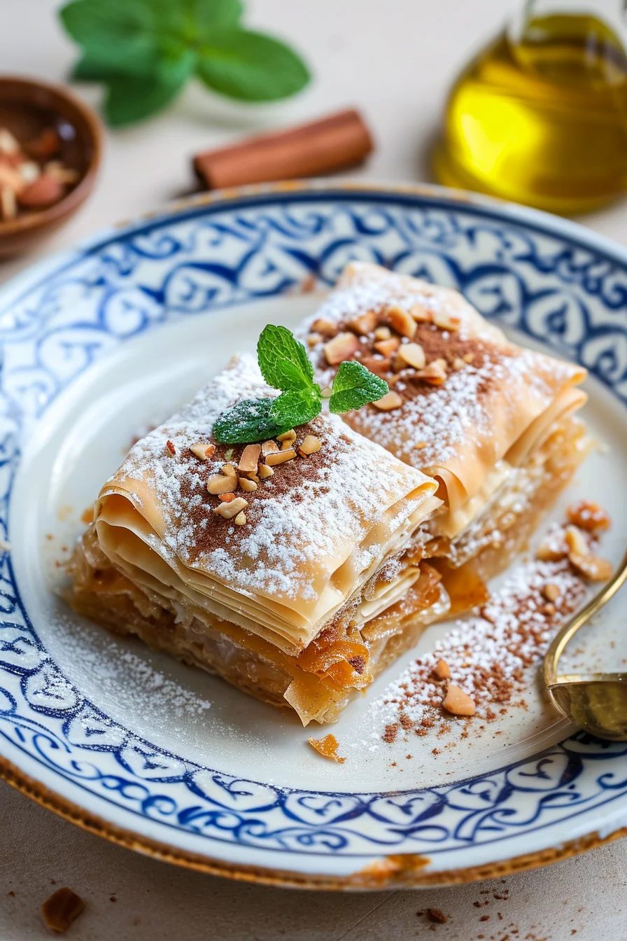 Moroccan Bisteeya with Chicken and Cinnamon