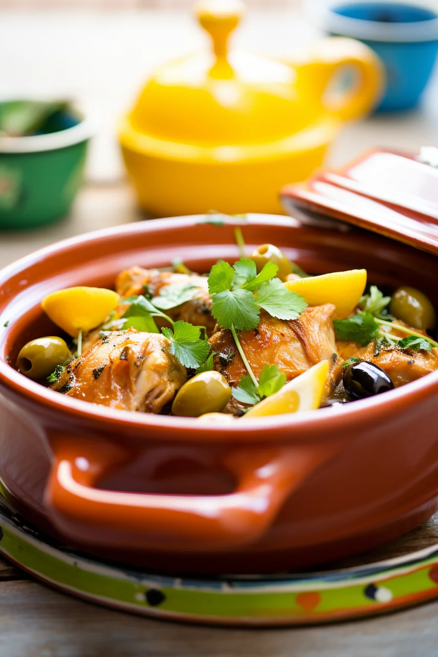 Ingredients for Moroccan Chicken Tagine