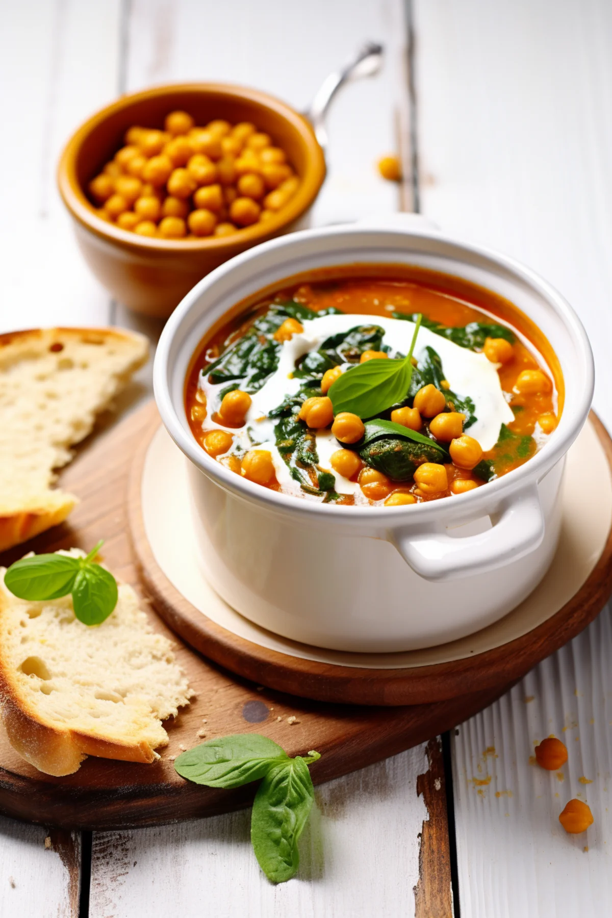 Moroccan Spiced Chickpea Soup with Harissa Yogurt_001