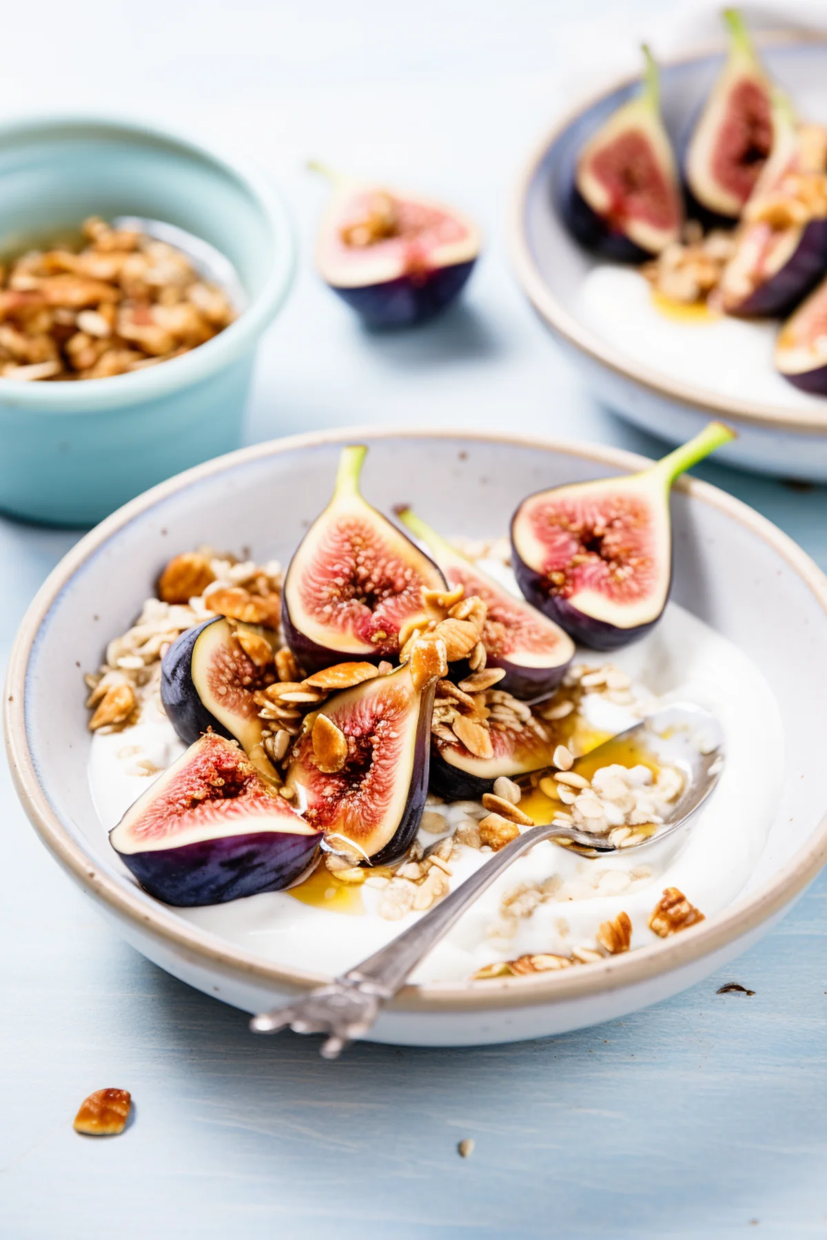 Overnight Oats with Greek Yogurt and Fresh Fig_001