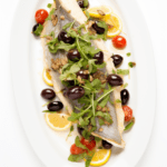 Pan-Seared Branzino with Olive and Tomato Relish_001