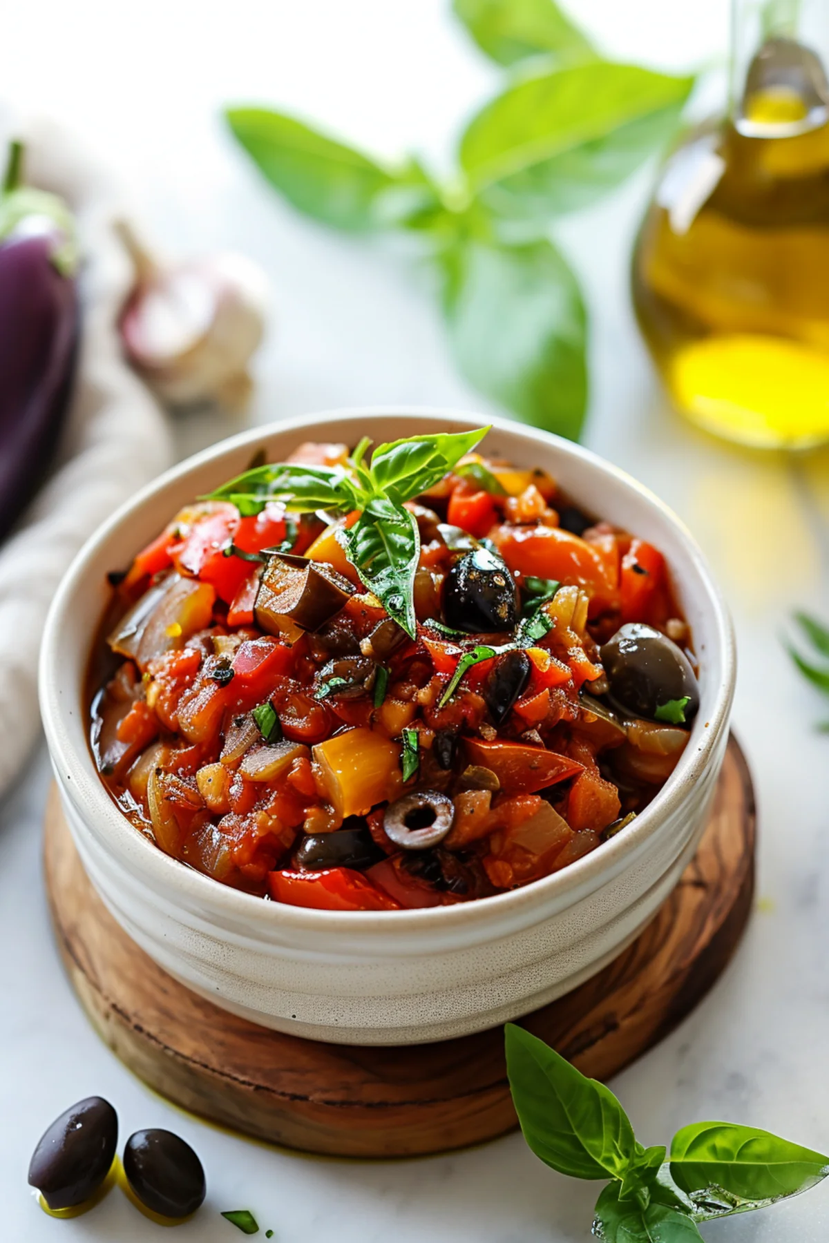 Piedmontese Eggplant and Pepper Caponata_001