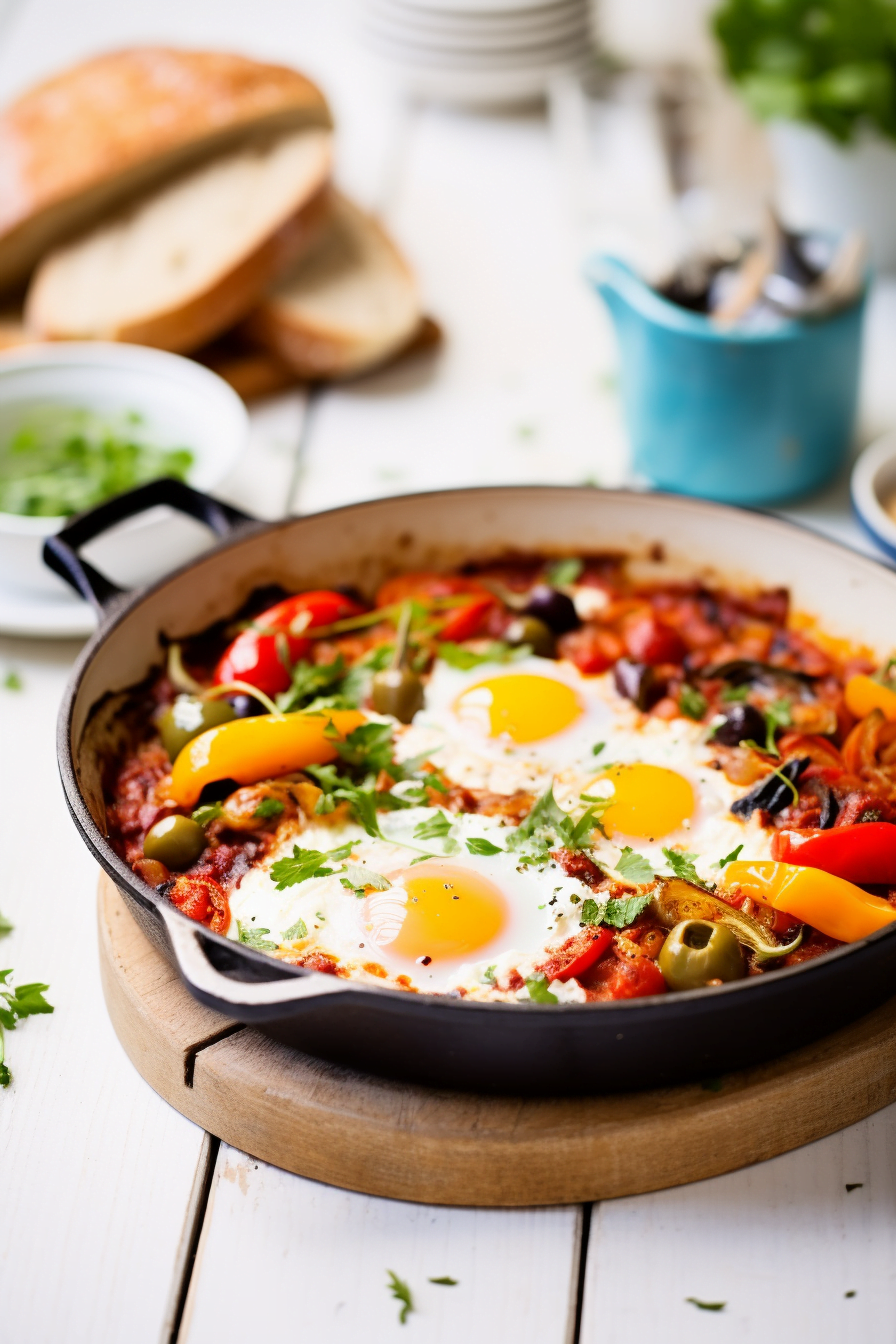Preparing Ratatouille-Style Shakshuka