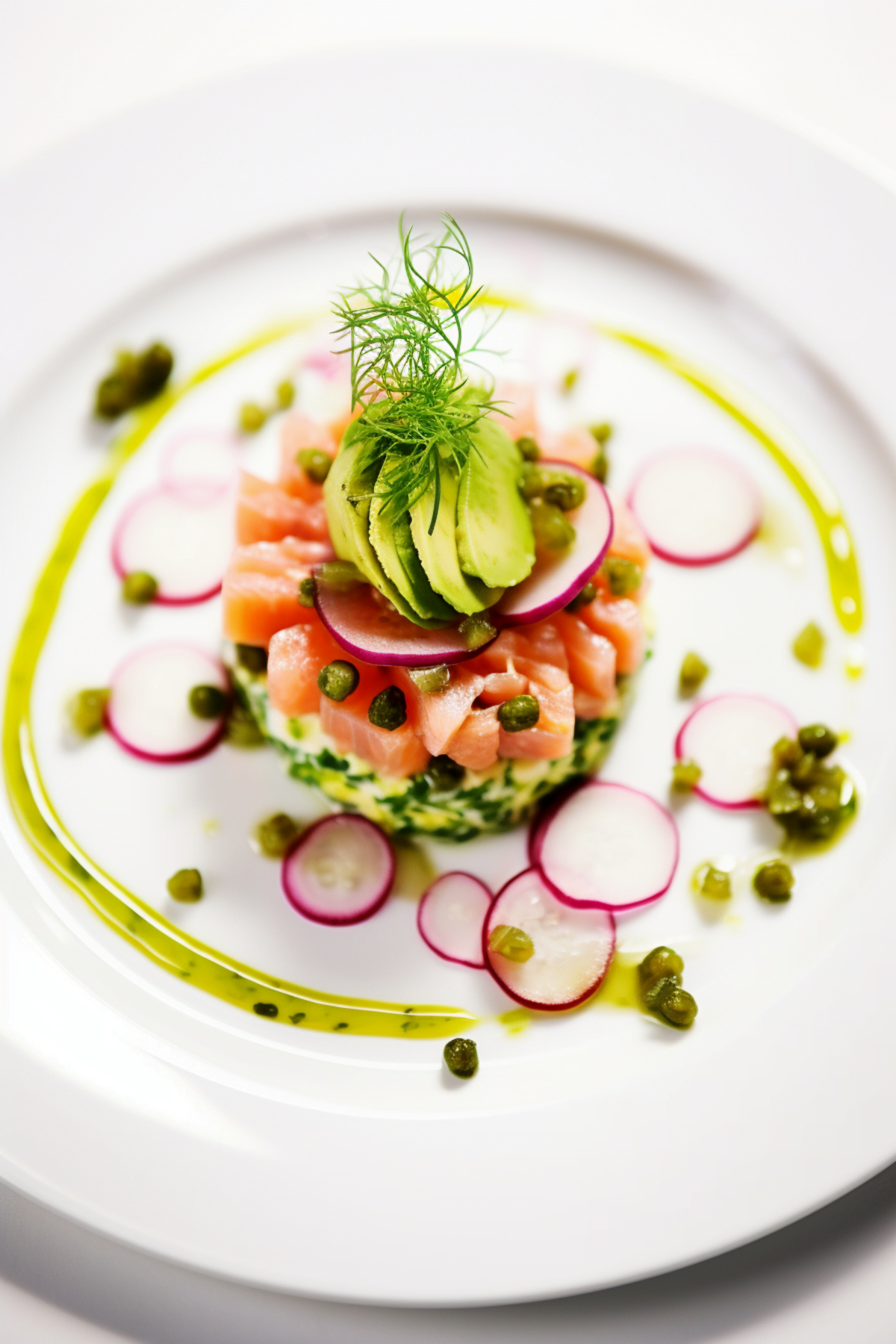 Salmon Tartare with Avocado and Cucumber_001