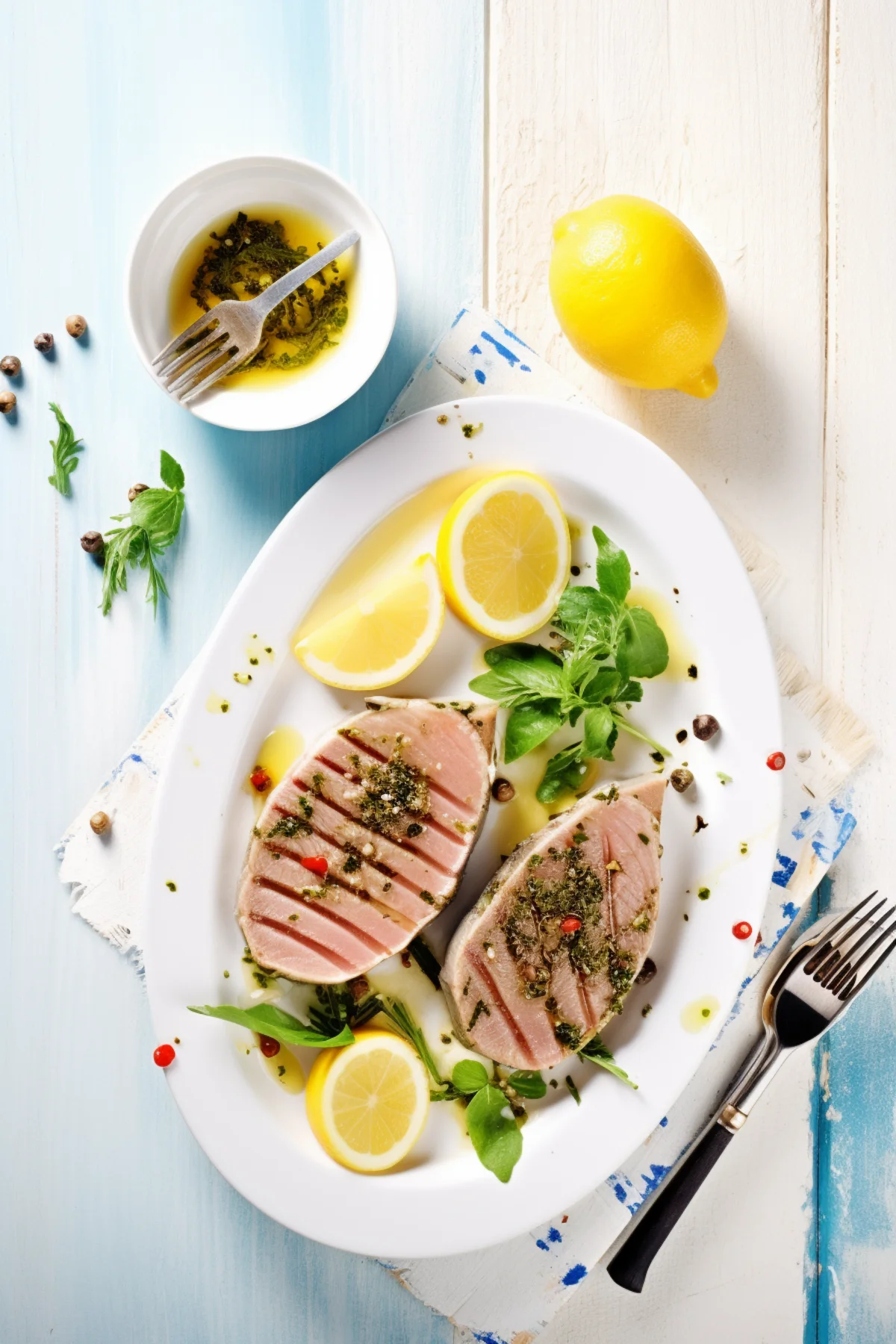 Sardinian Grilled Tuna with Oregano and Capers_001