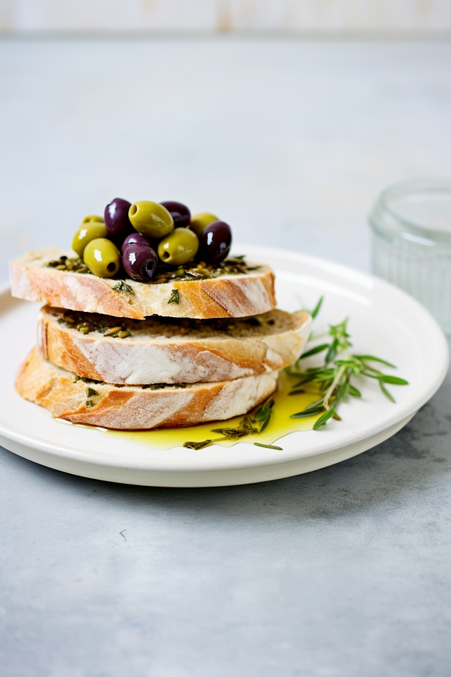 Sardinian Pane Carasau with Olive Tapenade