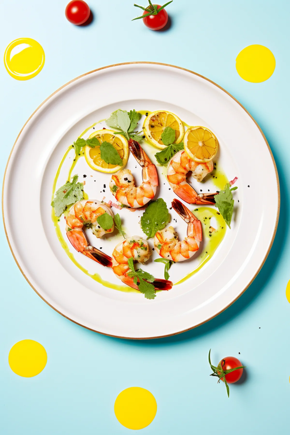 Sautéed Shrimp with Pastis and Cherry Tomatoes_001