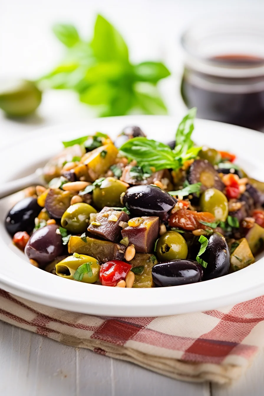 Preparing Sicilian Caponata