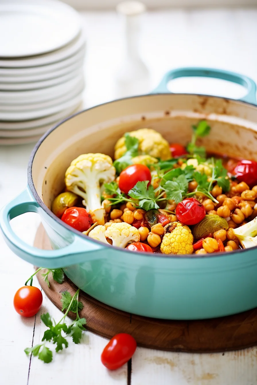 Ingredients for Sicilian Cauliflower and Chickpea Stew