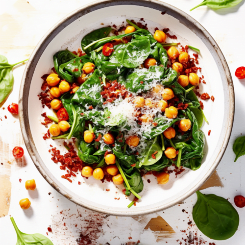 Sicilian Style Chickpeas with Spinach and Sun-Dried Tomatoes_001