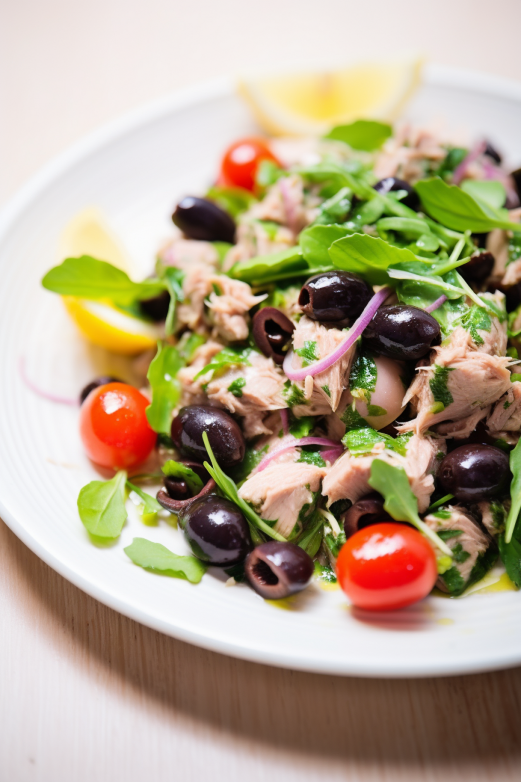 Sicilian Tuna Salad with Capers and Olives Cooking Mediterranean