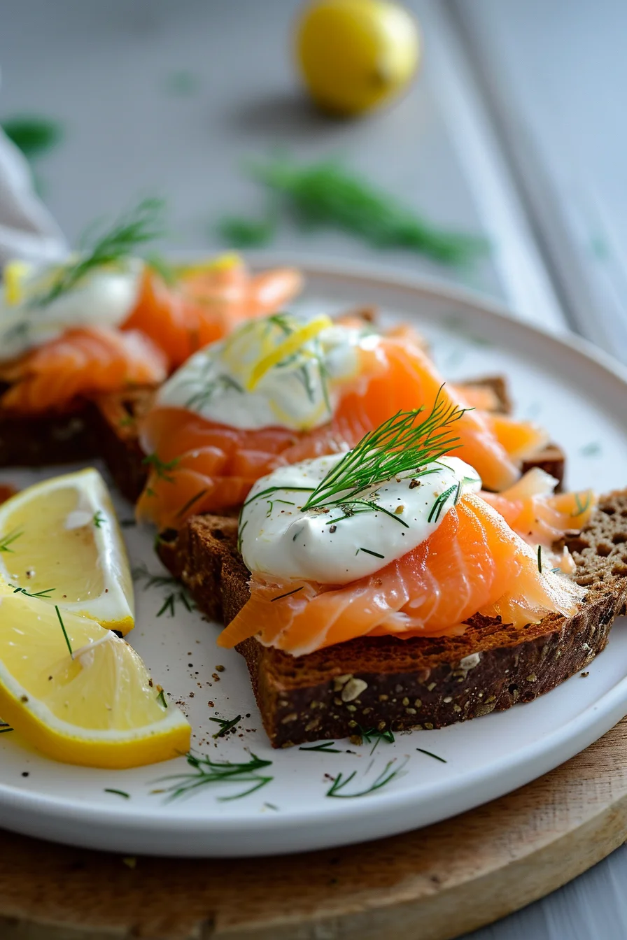 Preparing Smoked Trout with Horseradish Cream