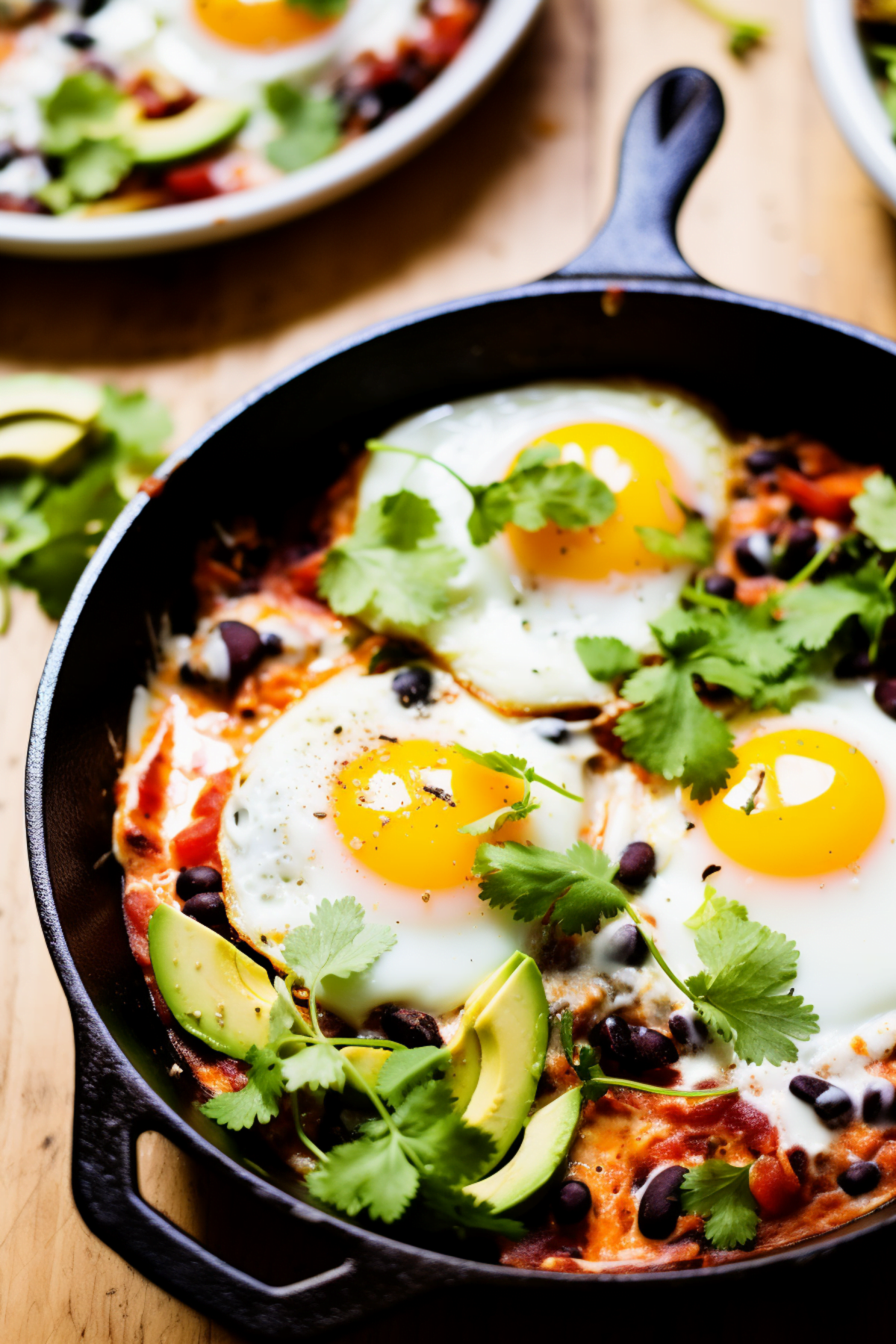 Smoky Chipotle Shakshuka with Black Beans and Avocado_001