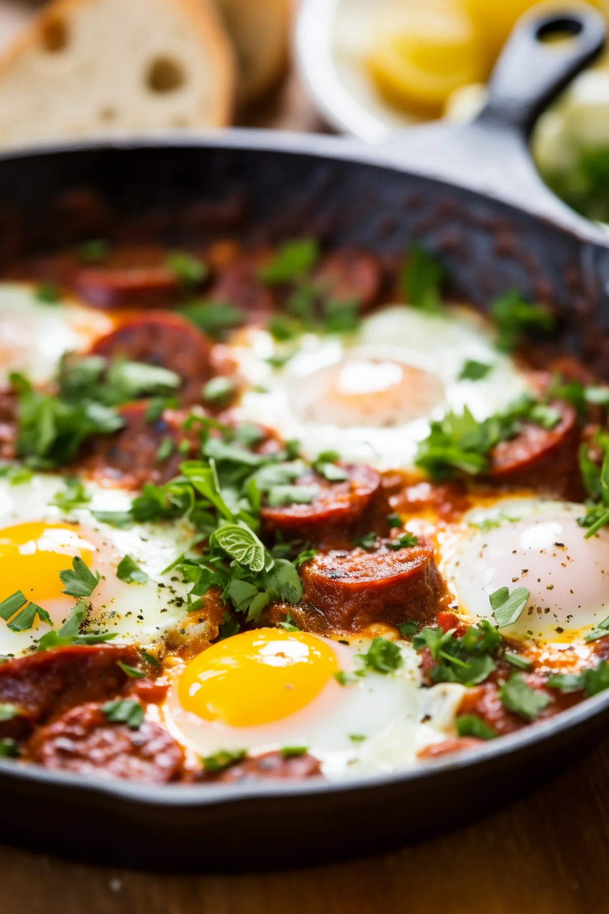 Spanish Chorizo Shakshuka with Piquillo Peppers_001