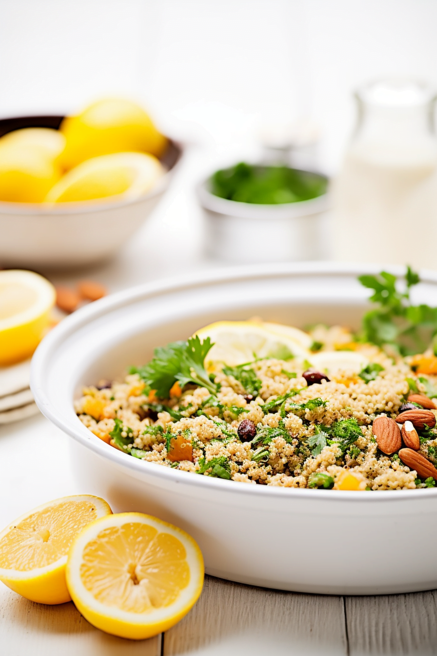 Syrian Bulgur Pilaf with Apricots and Almonds