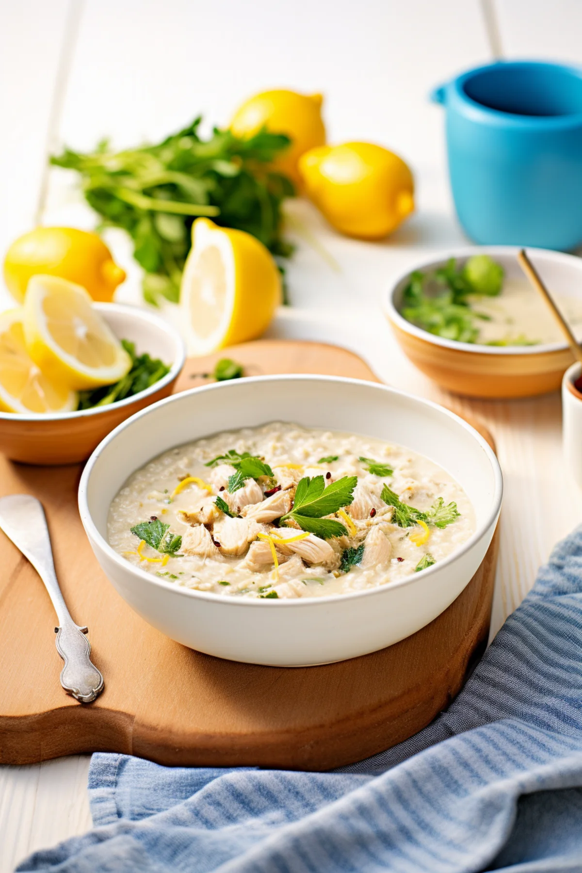 Syrian Chicken and Rice Soup with Lemon and Mint_001