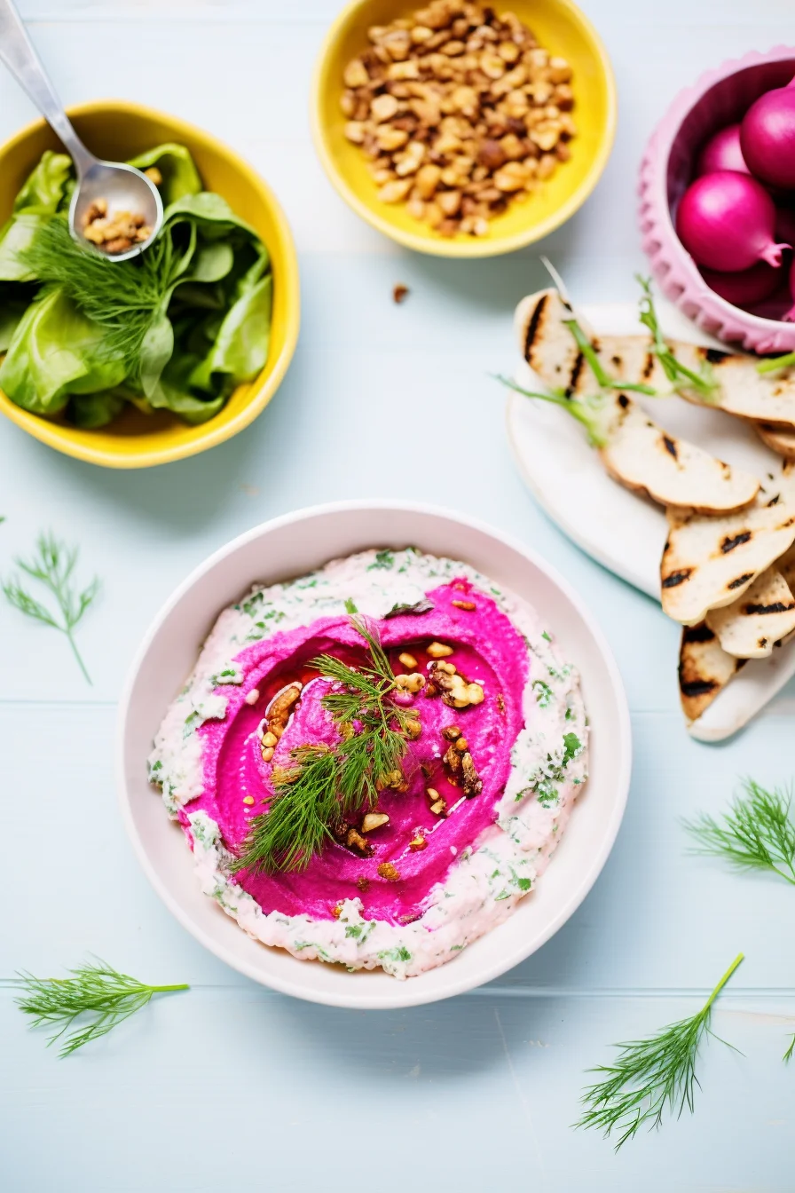 Ingredients for Turkish Walnut and Beetroot Dip