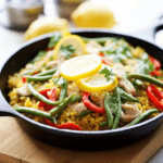 Valencian Green Bean and Artichoke Paella_001