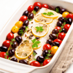 Venetian Baked Fish with Olives and Tomatoes (Pesce al forno)_001