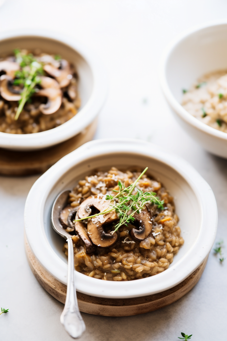 Ingredients for Whole Grain Farro Risotto