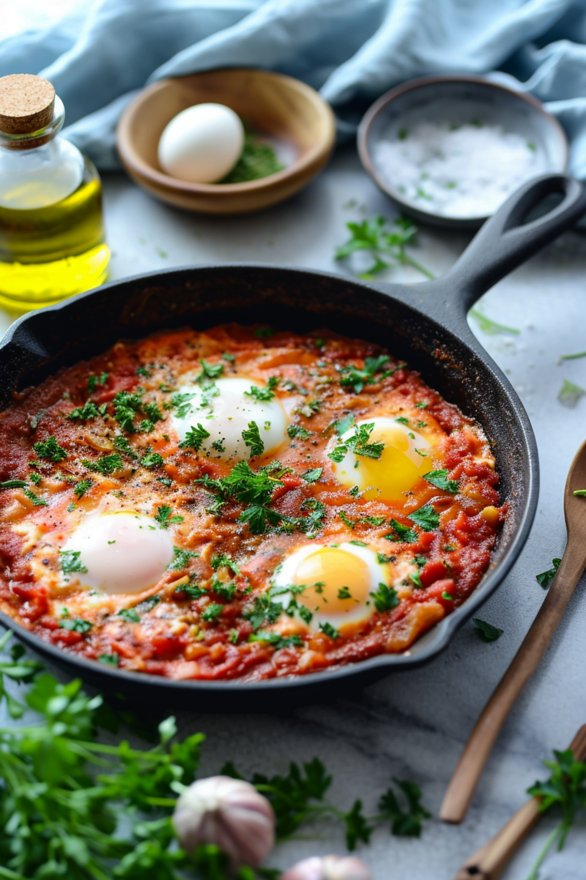 Wild Mushroom and Thyme Shakshuka with Taleggio Cheese_001