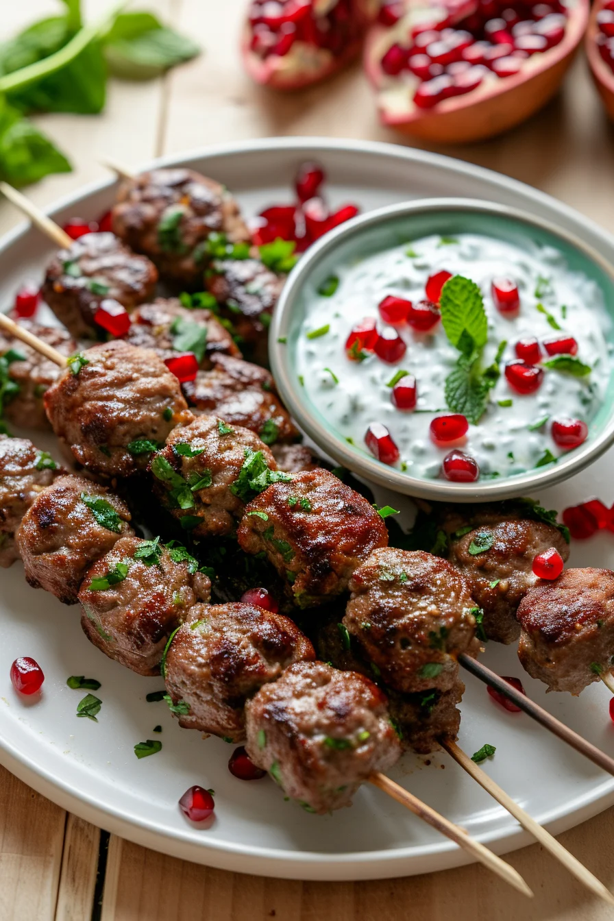 Grilled Turkish Lamb Koftas